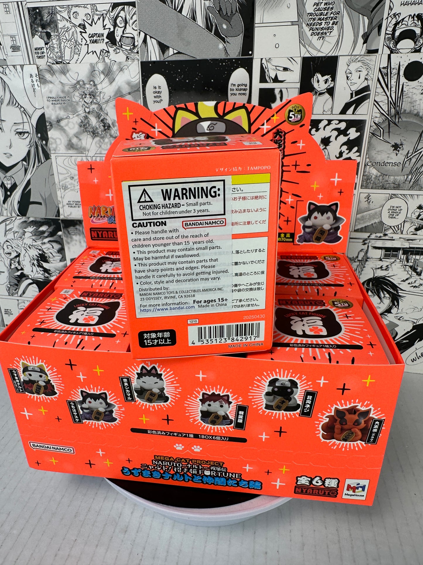 Naruto - Nyaruto! Shippuden beckoning fortune cats Naruto and friends ver. (Blind box 1 per purchase)