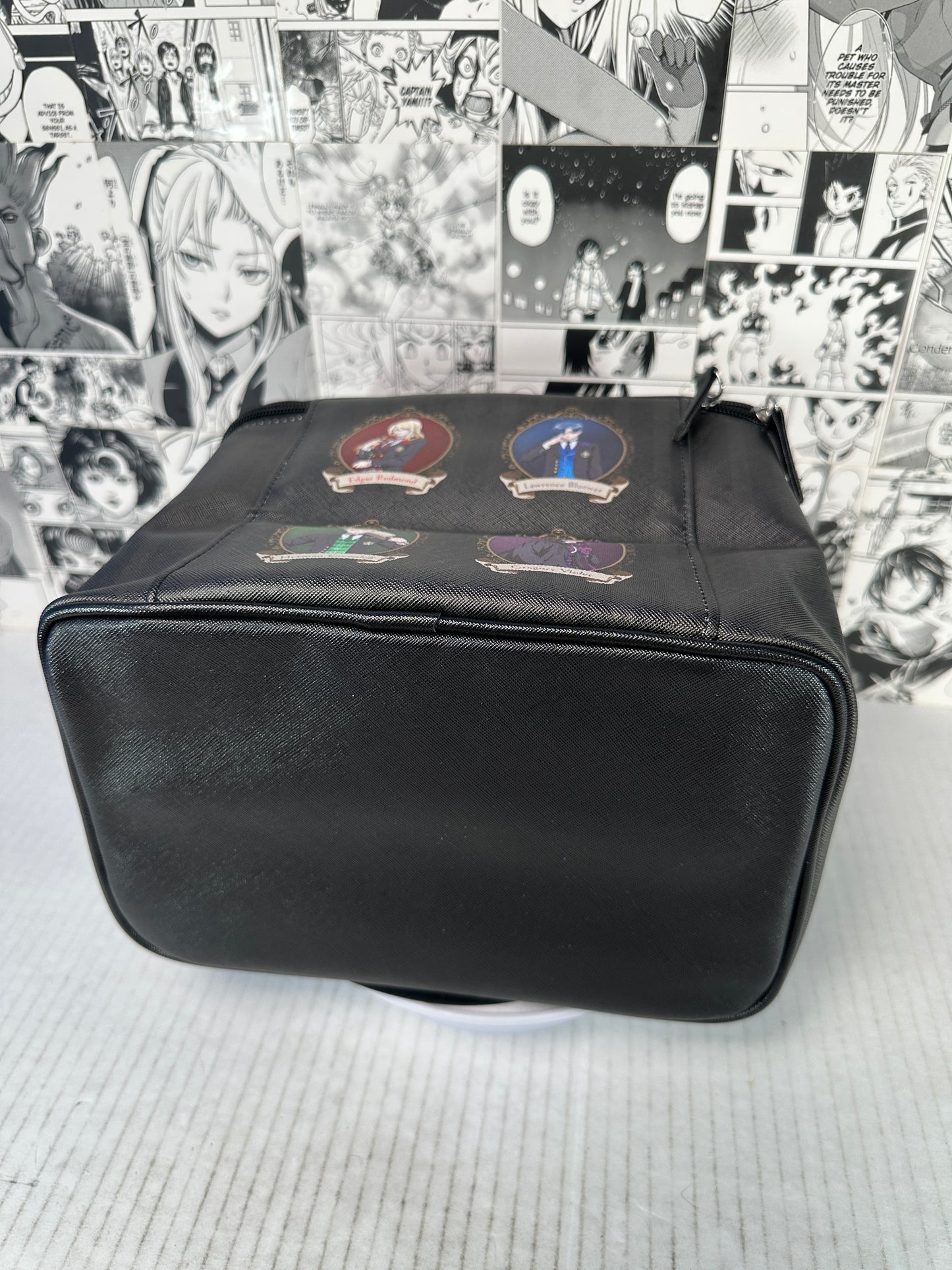 Black Butler - Carrying case/lunch bag w/tags (10in X 7in X 8in)