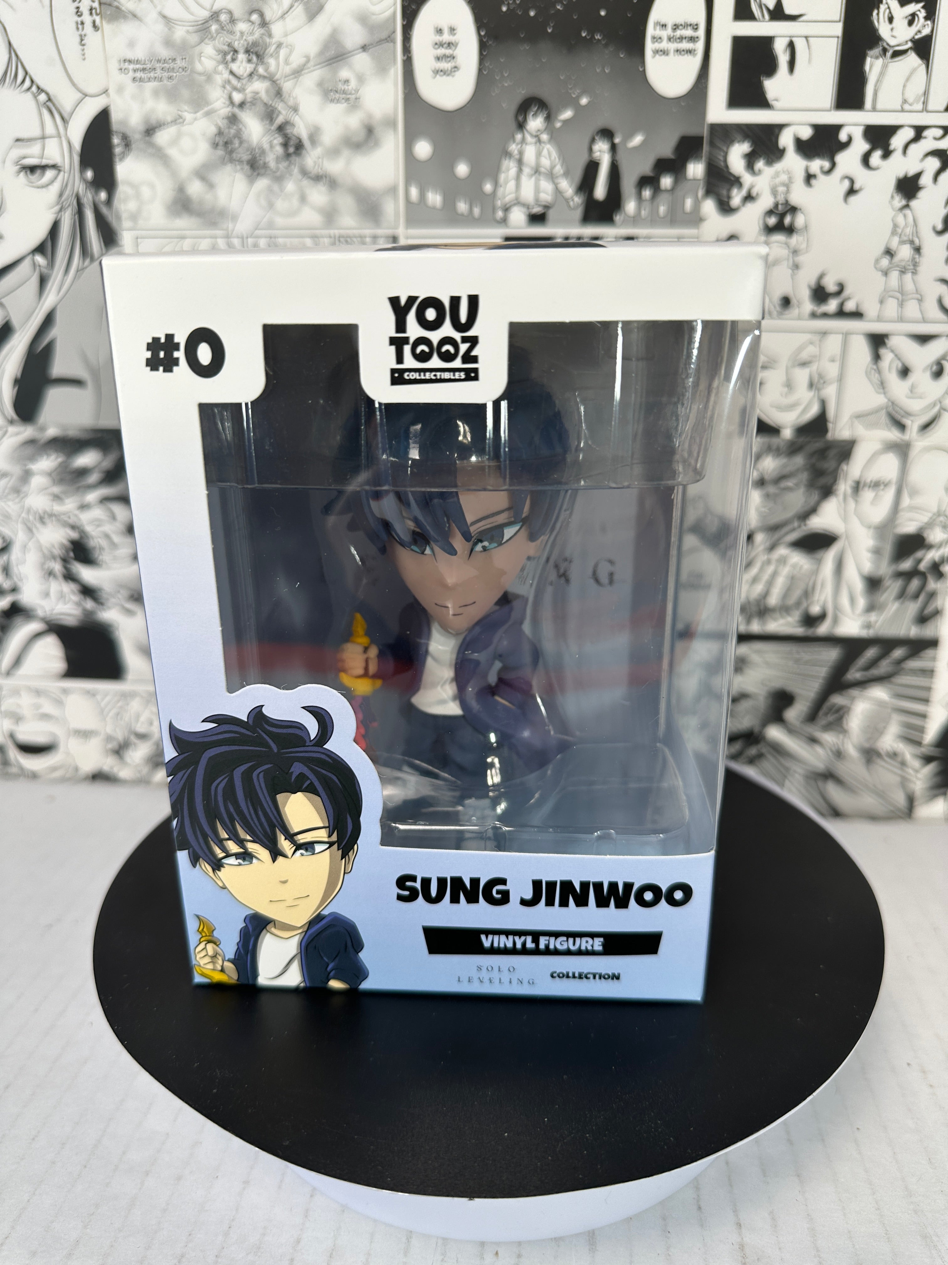 Figura Youtooz Sung Jinwoo 11,9 Cm - Solo Leveling Shadow Monarch, Vinile Da Collezione, Edizione Limitata
