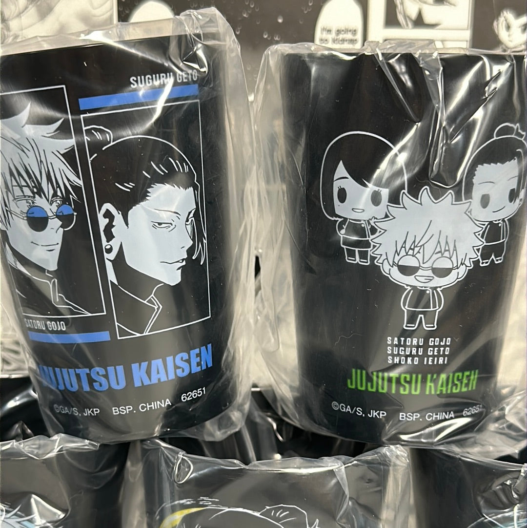 JuJutsu Kaisen - Complete plastic tumbler set Prize F