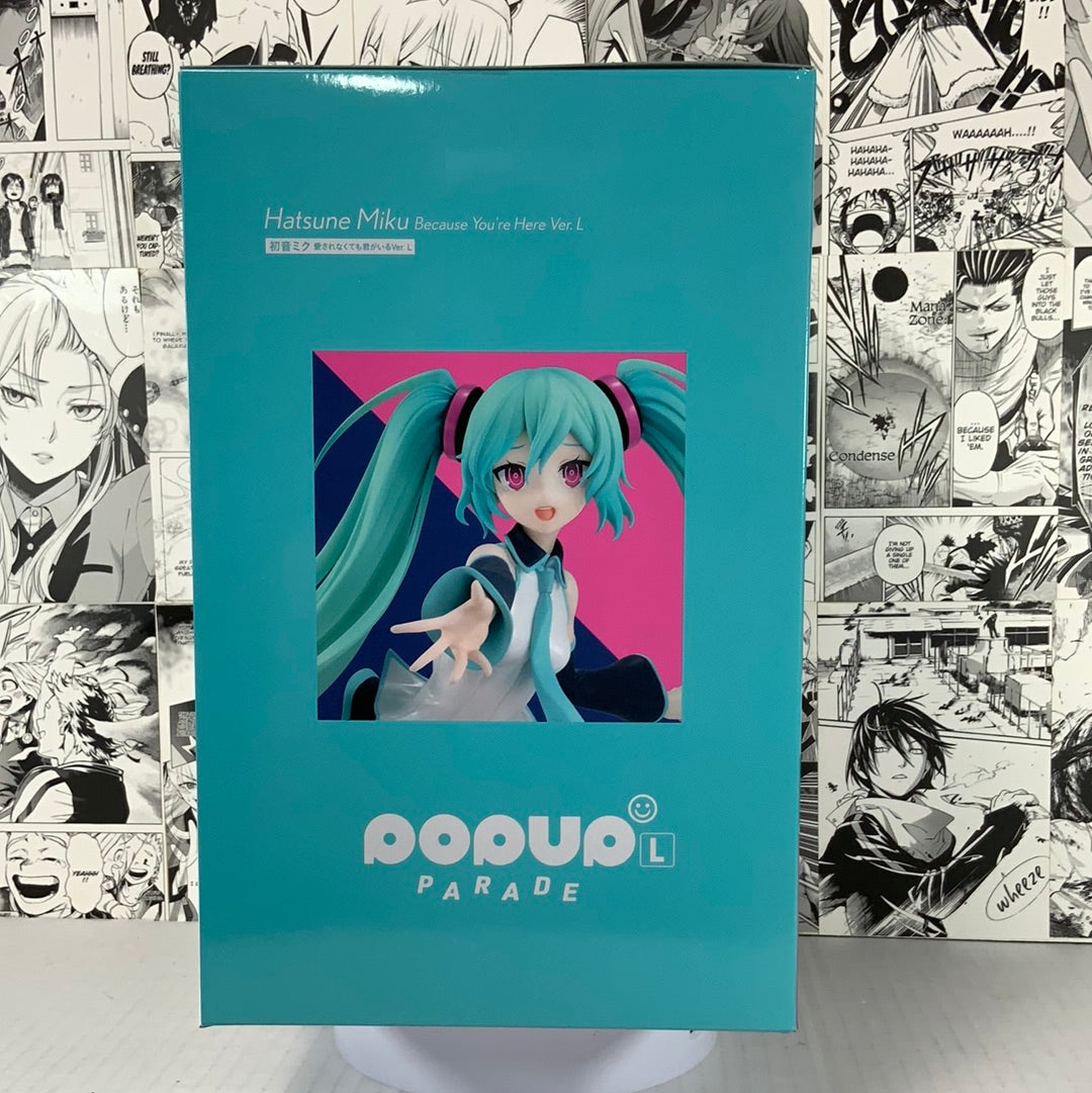 Hatsune Miku because you're here ver. Popup Parade Large