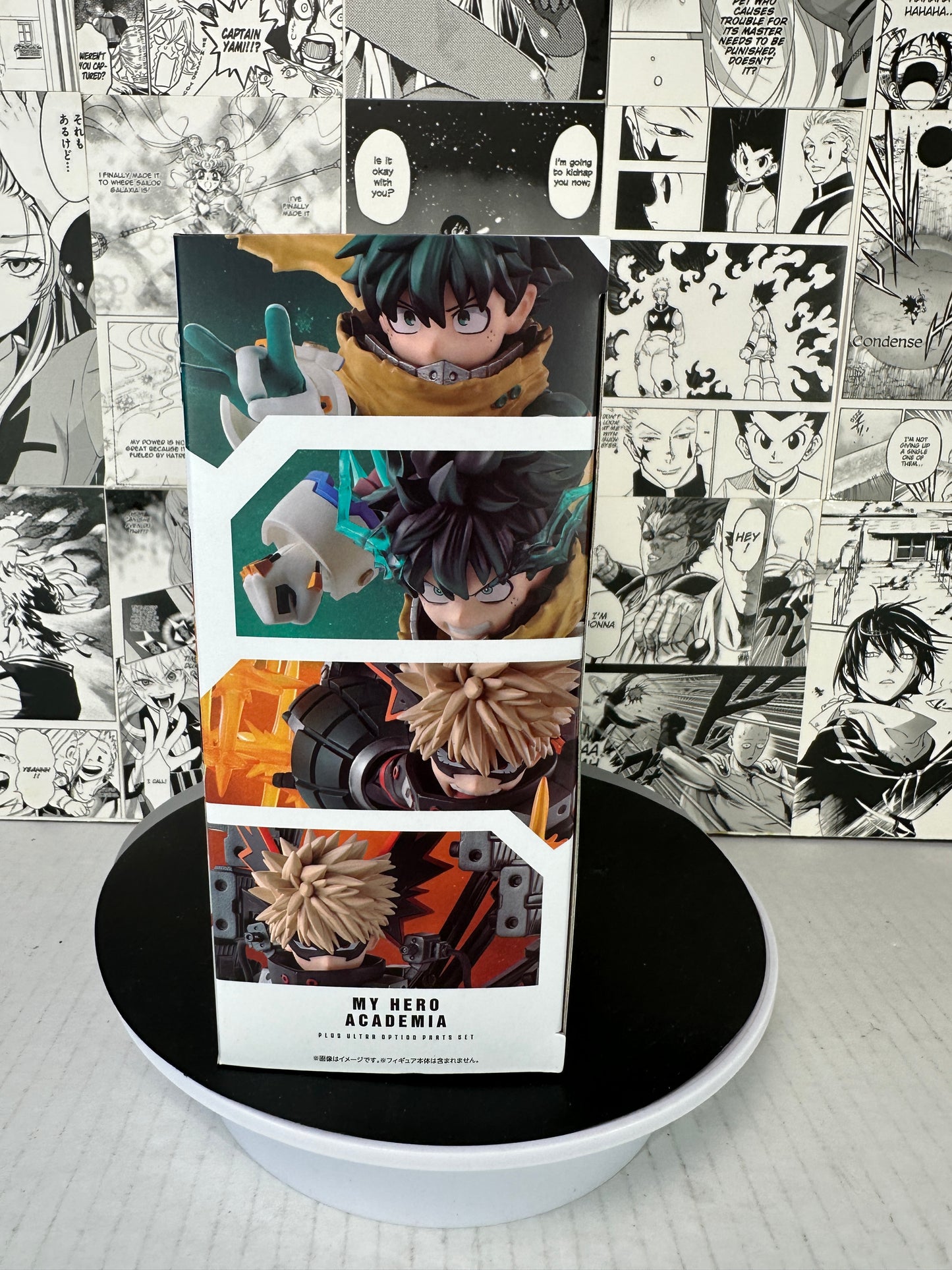 My Hero Academia - Izuku Midoria and Katsuki Bakugo plus ultra “option part set” S.H. Figuarts