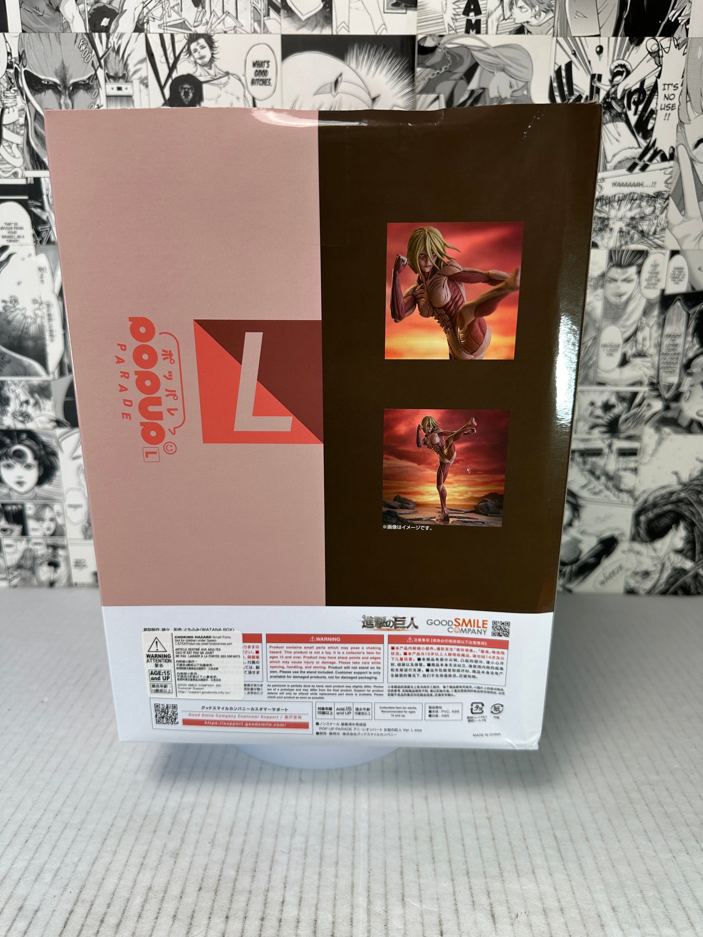 Attack on titan - Annie Leonhart Female Titan ver. Pop Up parade L size (price lowered due to damage on the box. Still sealed/NEW)