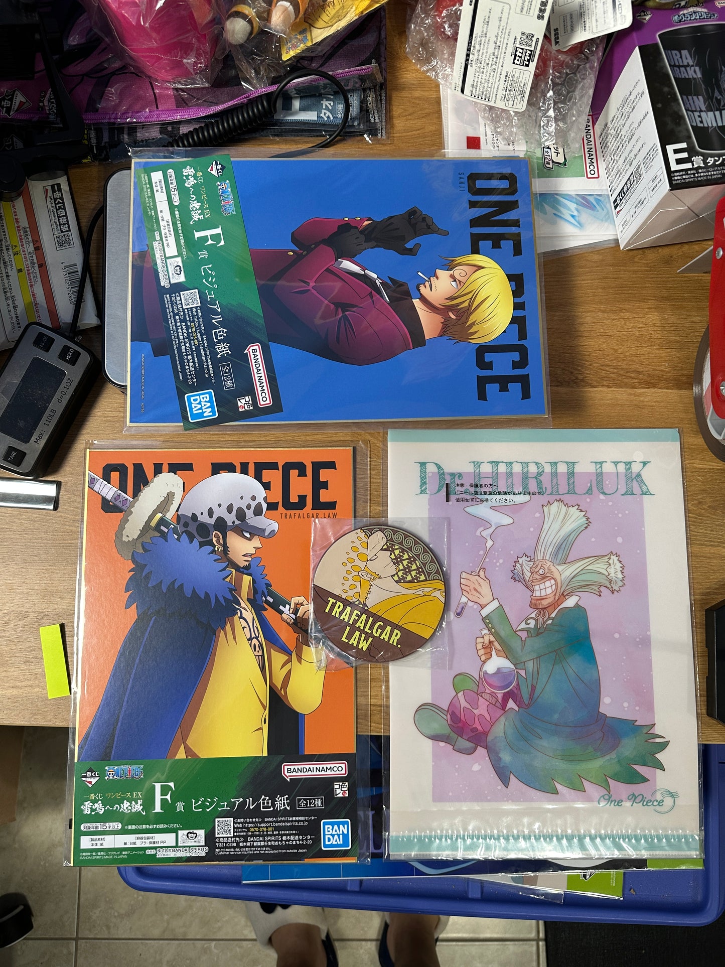 One Piece - 12 item bundle of One Piece art/towels/coaster
