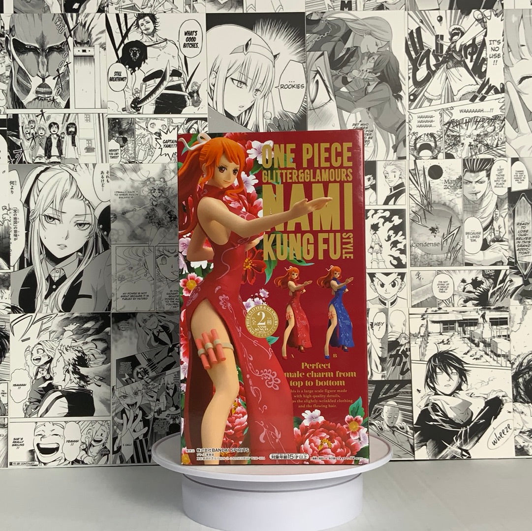 One piece- Nami Kung Fu Style- Glitter&Glamours (Red dress)