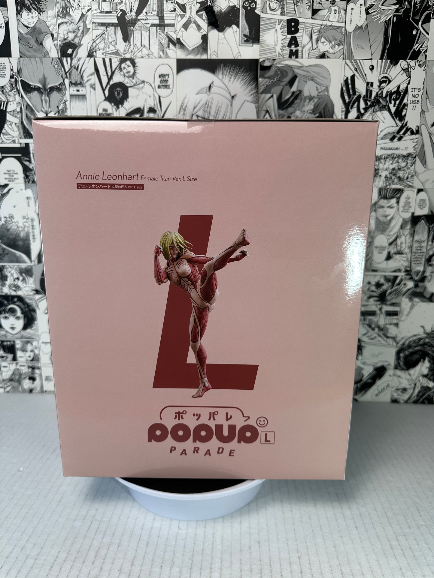 Attack on titan - Annie Leonhart Female Titan ver. Pop Up parade L size (price lowered due to damage on the box. Still sealed/NEW)