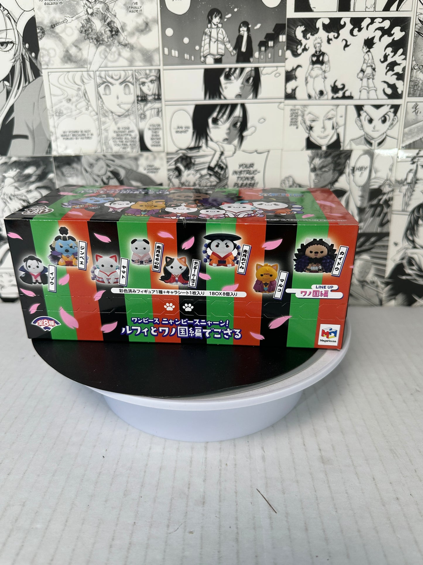 One piece - Mega Cat project nyan piece nyaan! Wano kuni box of 8