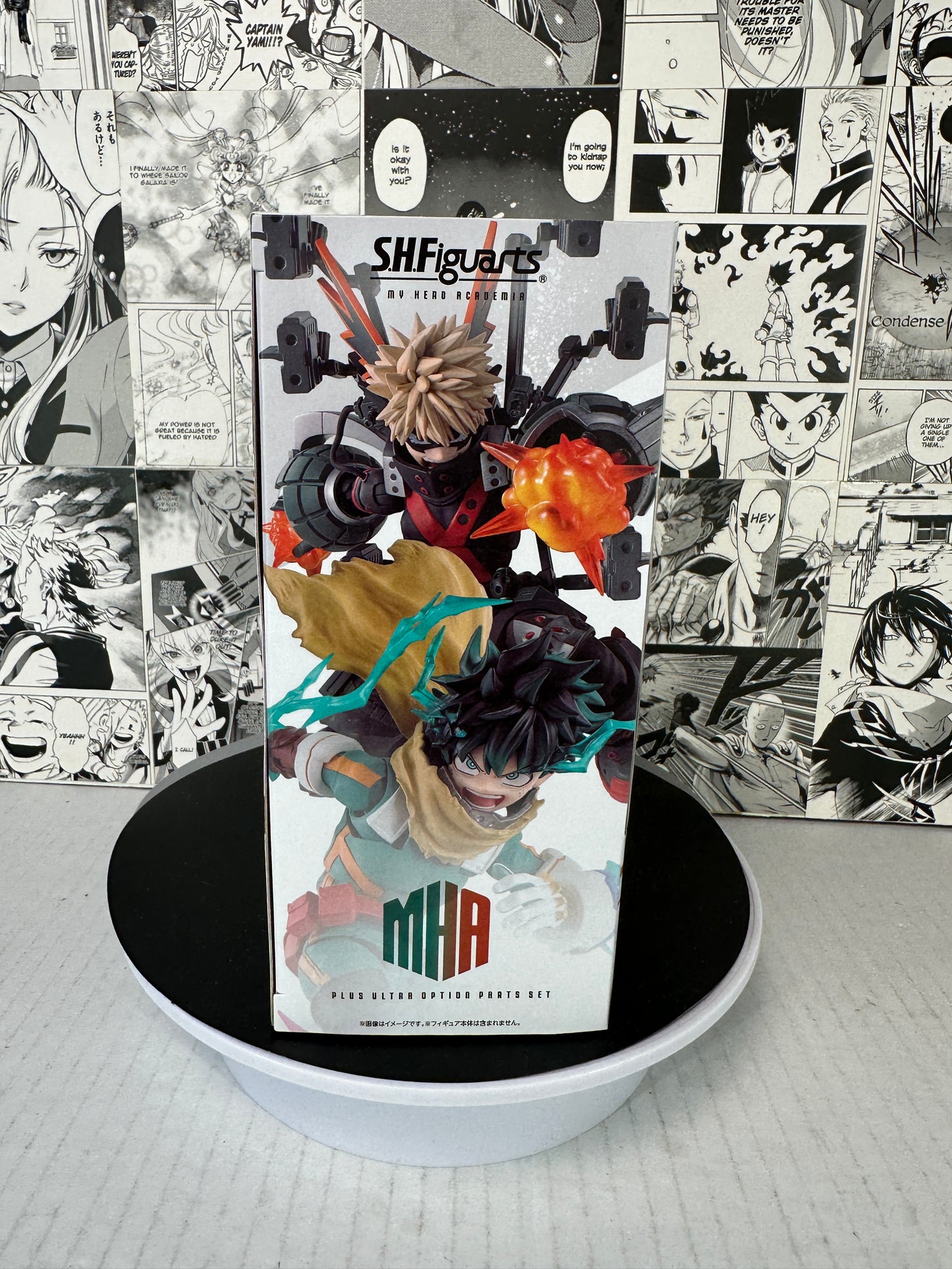 My Hero Academia - Izuku Midoria and Katsuki Bakugo plus ultra “option part set” S.H. Figuarts