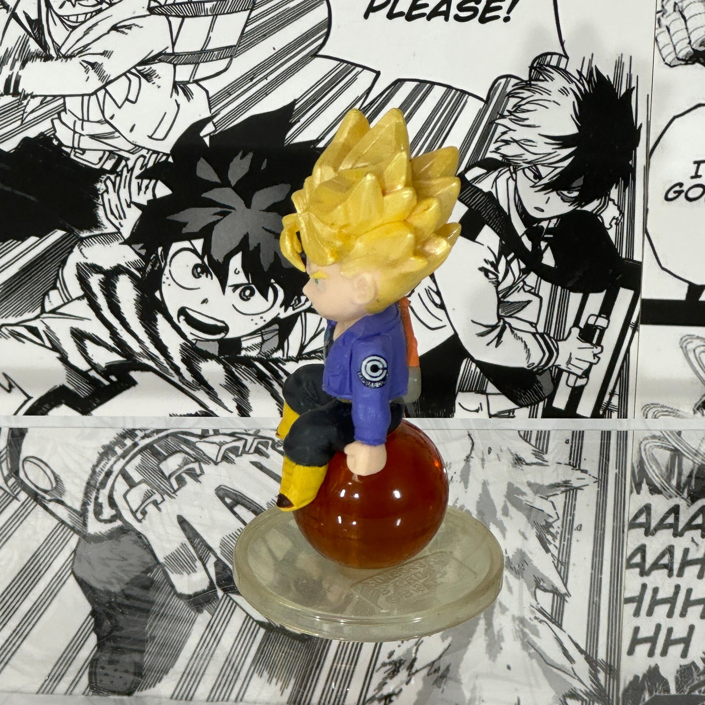 Dragon ball - Super Saiyan Trunks on dragonball minifigure chara puchi