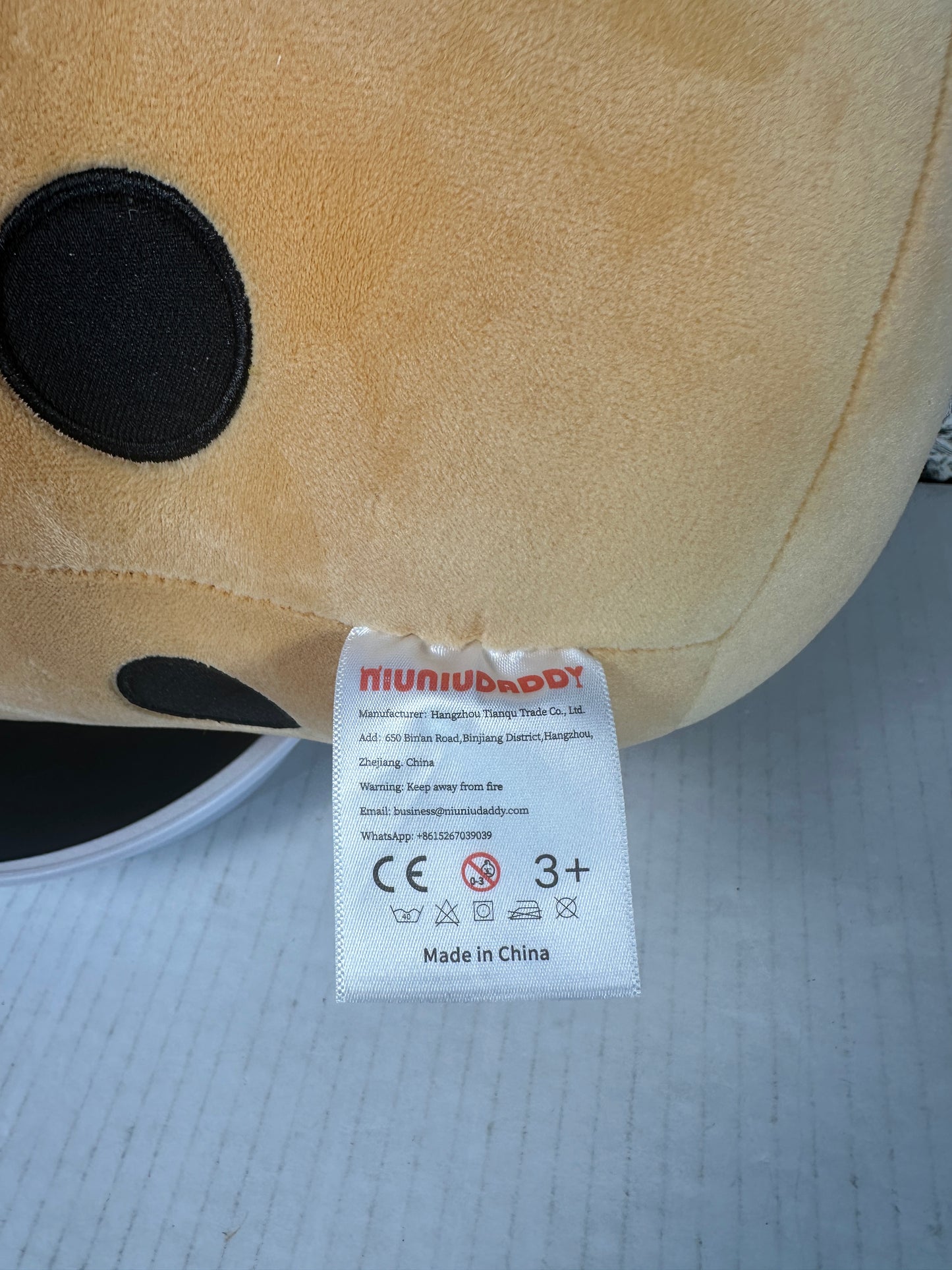 Boba large plush 18” tall