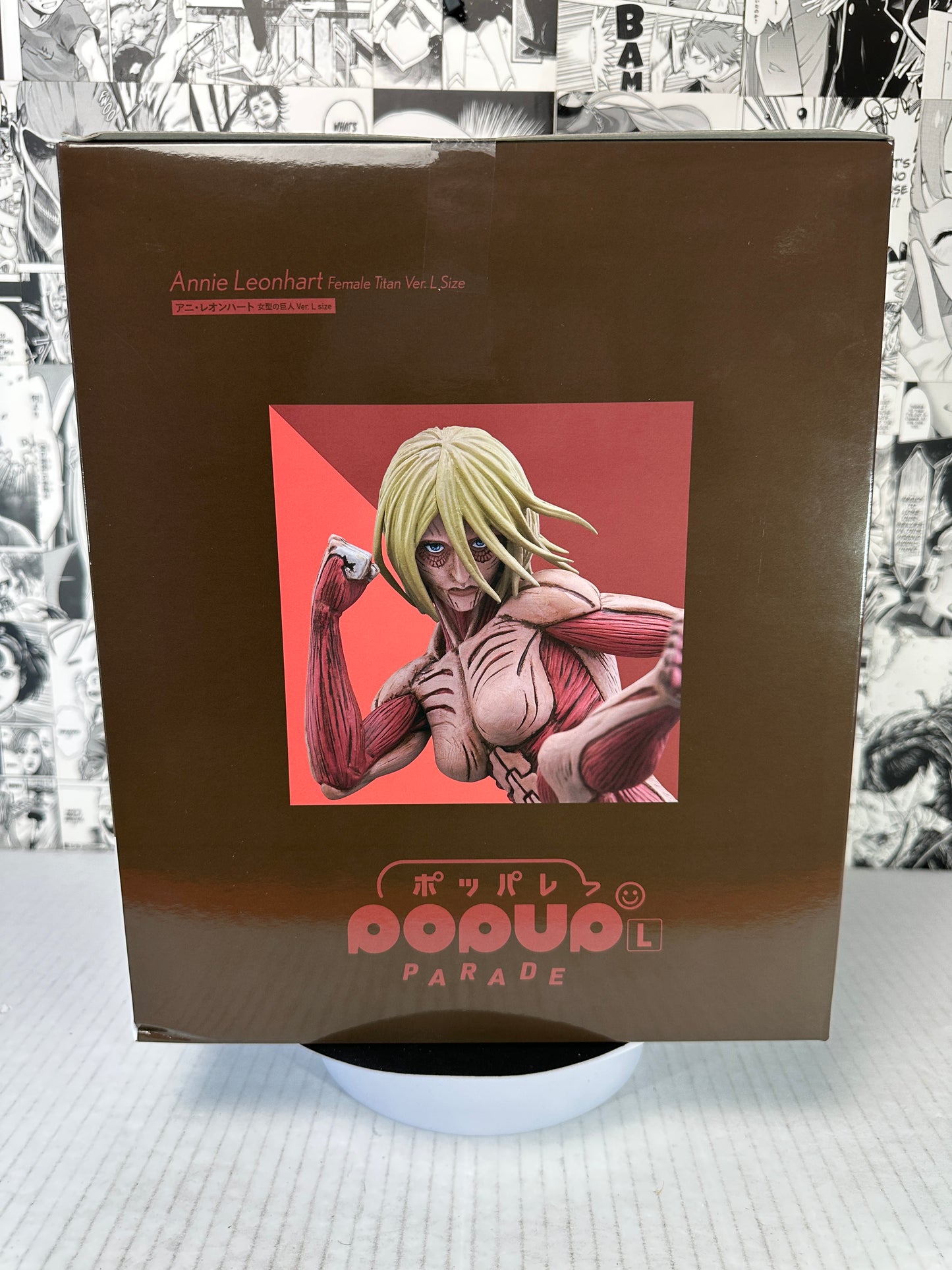 Attack on titan - Annie Leonhart Female Titan ver. Pop Up parade L size (price lowered due to damage on the box. Still sealed/NEW)