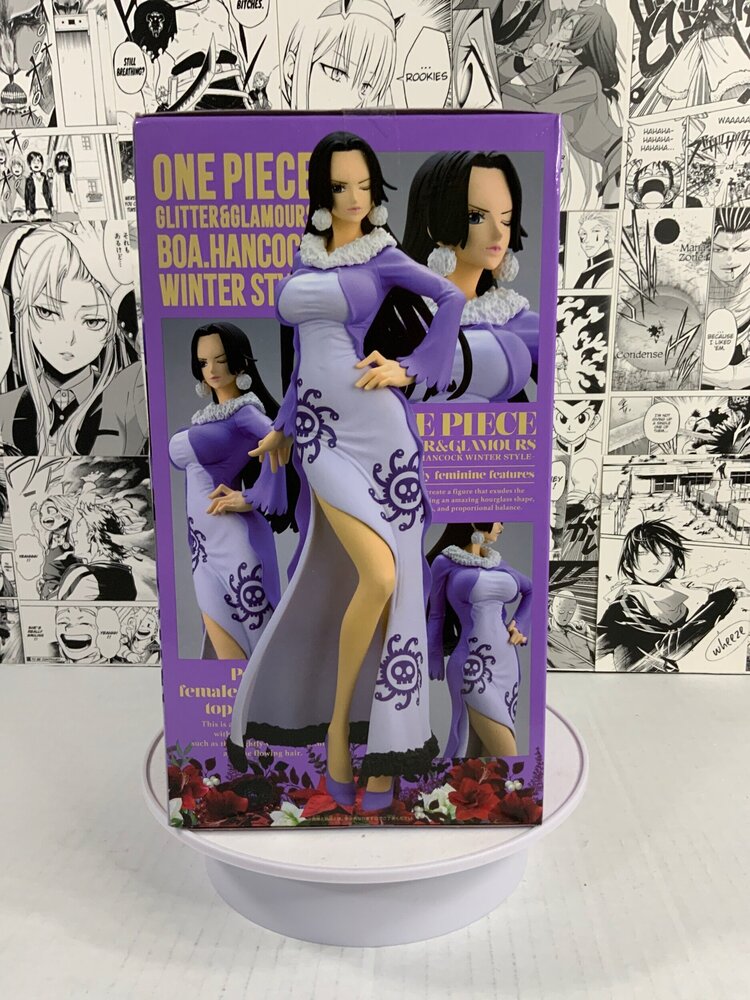 One piece - Boa Hancock- winter style Purple-Glitter&Glamours