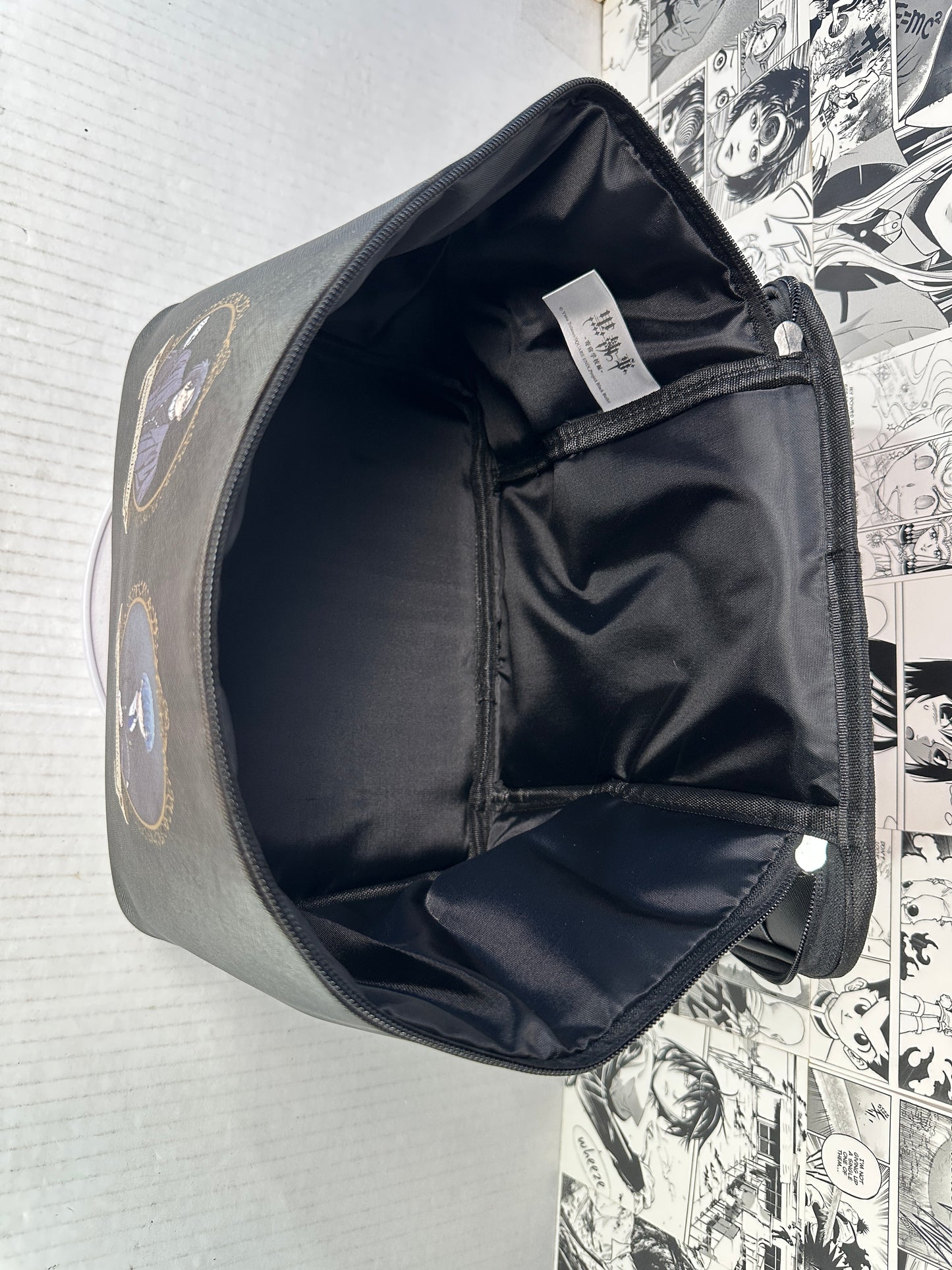 Black Butler - Carrying case/lunch bag w/tags (10in X 7in X 8in)