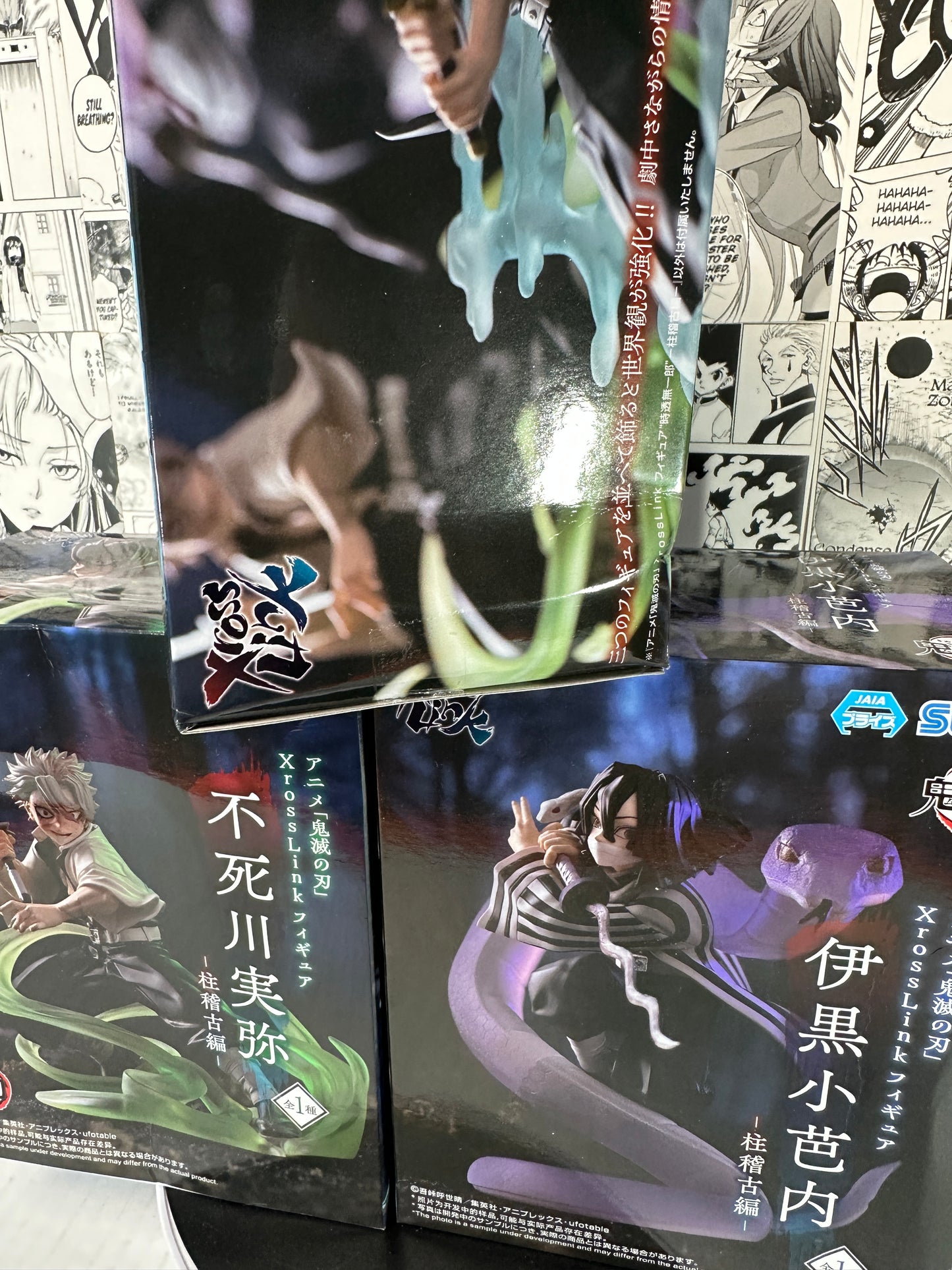 (Lightning Pull Game) Demon Slayer: Kimetsu no Yaiba - Sanemi, Obanai and Tokito Xross Link Bundle (Copy)