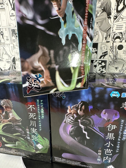 (Lightning Pull Game) Demon Slayer: Kimetsu no Yaiba - Sanemi, Obanai and Tokito Xross Link Bundle (Copy)