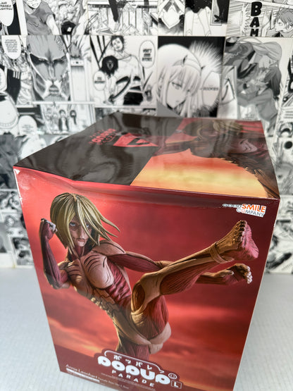 Attack on titan - Annie Leonhart Female Titan ver. Pop Up parade L size (price lowered due to damage on the box. Still sealed/NEW)