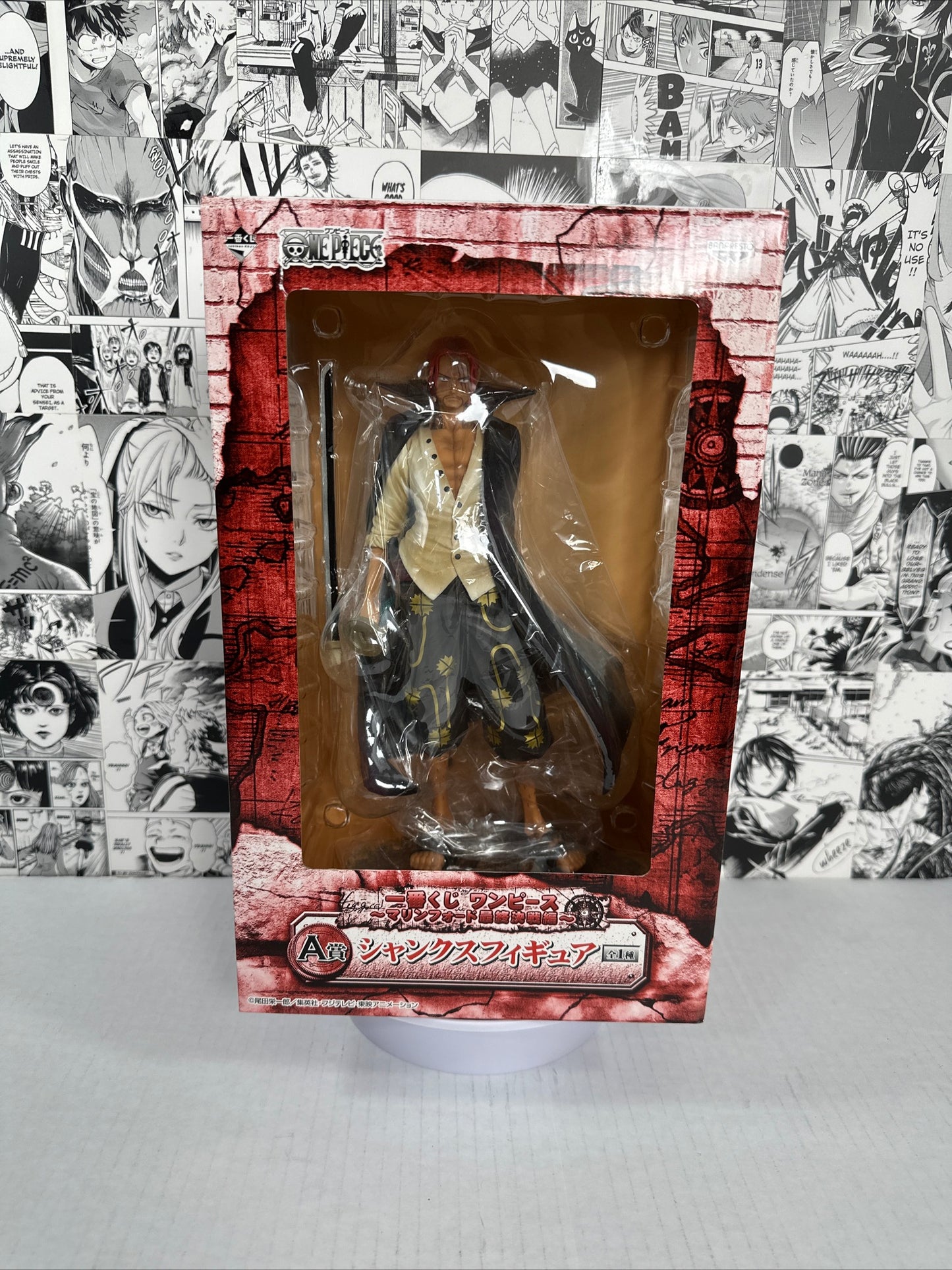 One Piece - Premio Marino Shanks Pelirrojo Una batalla final Ford