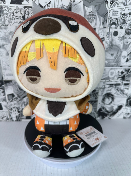 Demon Slayer - Zenitsu Agatsuma wearing Chuntaro hood 11” plush