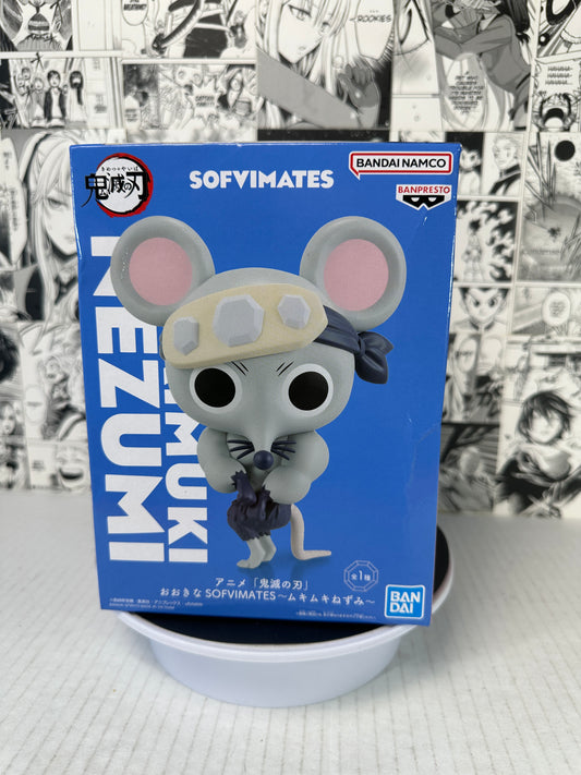 Demon slayer - MukiMuki Nezuki Muscle mice Sofvimates (box has slight dent/crease)