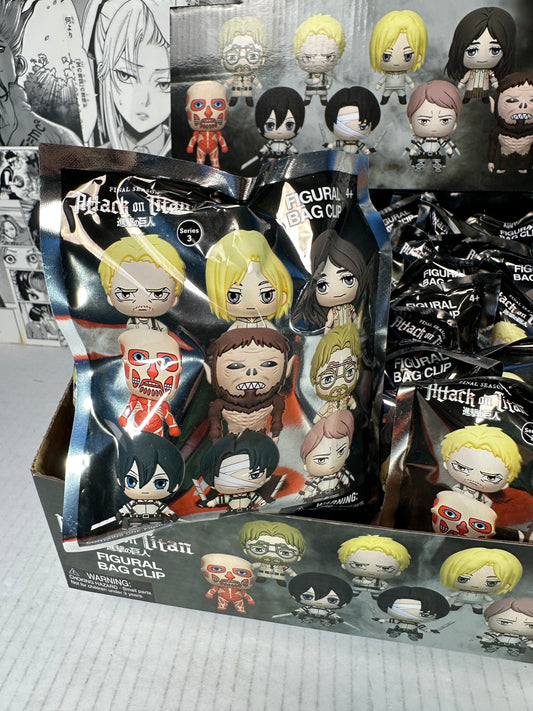 Attack on Titan - Attack on Titan 3D foam bag clip Series 3 blind bag