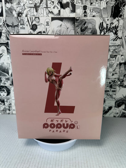 Attack on titan - Annie Leonhart Female Titan ver. Pop Up parade L size (price lowered due to damage on the box. Still sealed/NEW)