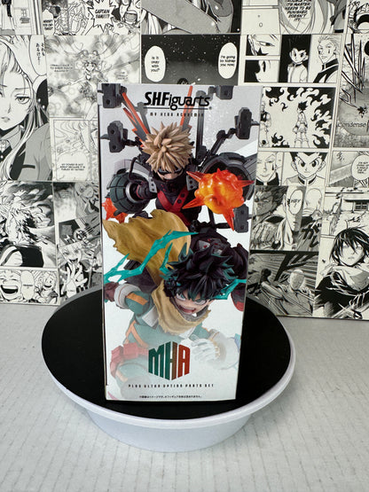 My Hero Academia - Izuku Midoria and Katsuki Bakugo plus ultra “option part set” S.H. Figuarts
