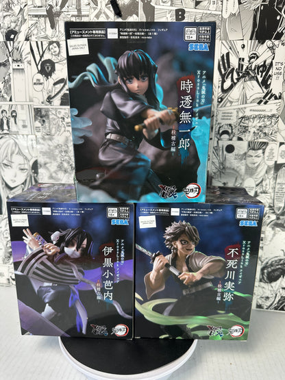 (Lightning Pull Game) Demon Slayer: Kimetsu no Yaiba - Sanemi, Obanai and Tokito Xross Link Bundle (Copy)