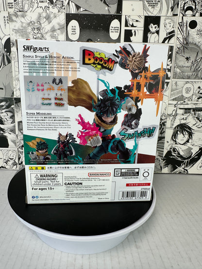 My Hero Academia - Izuku Midoria and Katsuki Bakugo plus ultra “option part set” S.H. Figuarts
