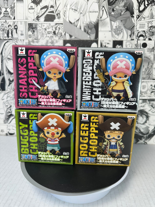 One piece - Chopper captain ver Aim to be a pirate set of 4
