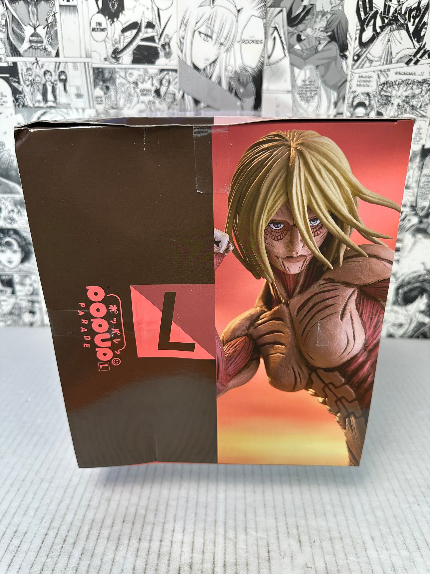 Attack on titan - Annie Leonhart Female Titan ver. Pop Up parade L size (price lowered due to damage on the box. Still sealed/NEW)