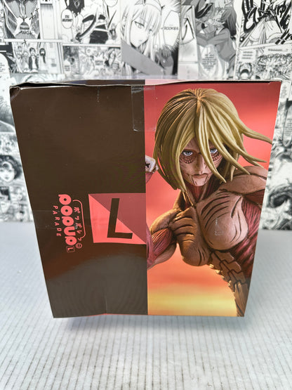 Attack on titan - Annie Leonhart Female Titan ver. Pop Up parade L size (price lowered due to damage on the box. Still sealed/NEW)