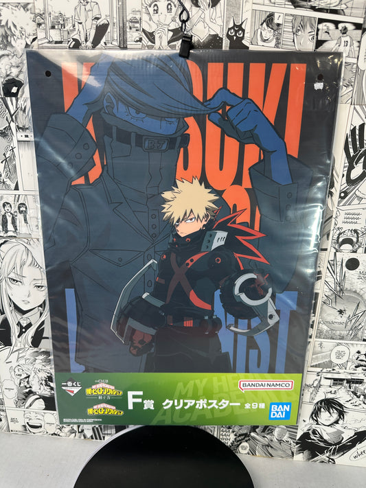 My hero academia - Bakugo and Best Jeanist 11.75”X16.50” poster F prize Weaving power kuji