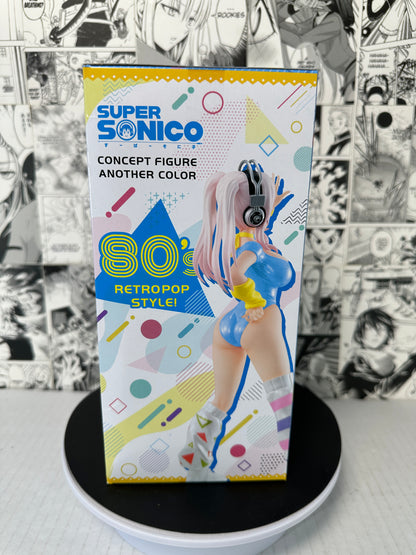 Super Sonico - Super Sonico concept figure 80’s blue color