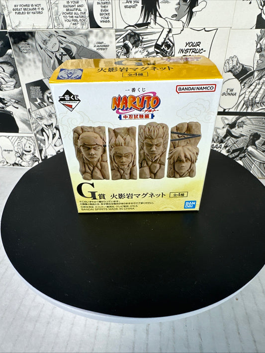 Naruto - Hokage minifigure magnet BLIND BOX G prize Chunin exam kuji “Purchase is for 1 random sealed”
