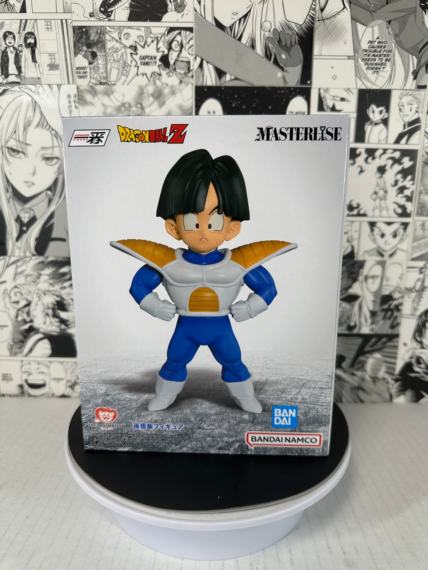 Dragon ball - Kid Gohan saiyan armor battle on namek ichibansho