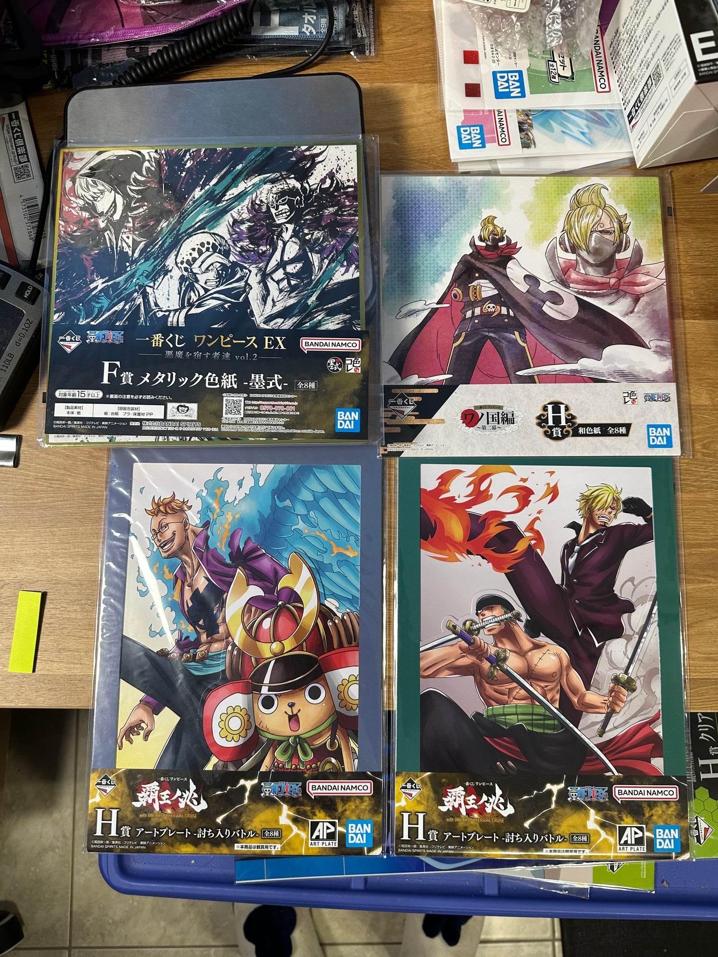 One Piece - 12 item bundle of One Piece art/towels/coaster