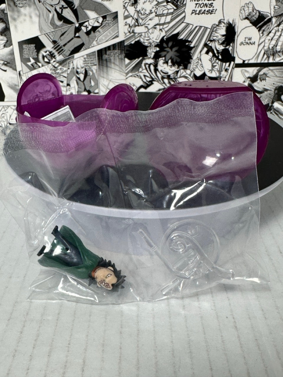 One Piece - Monkey D. Dragon Devil fruit gashapon