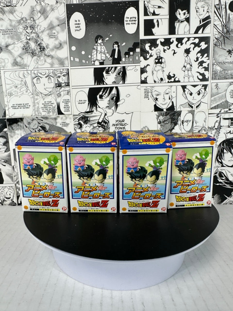 Dragon ball Mini big head anime figures set of 4