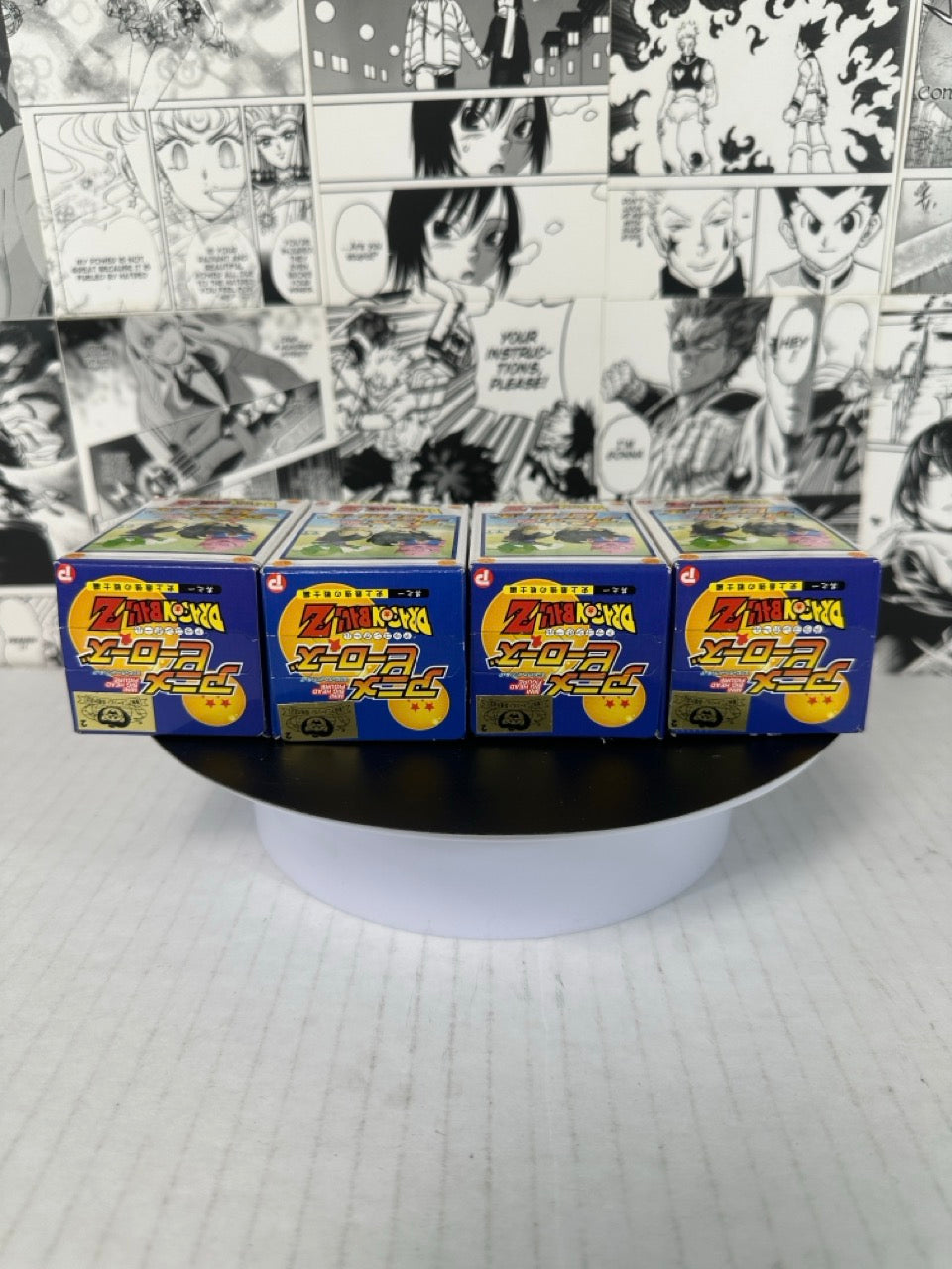 Dragon ball Mini big head anime figures set of 4