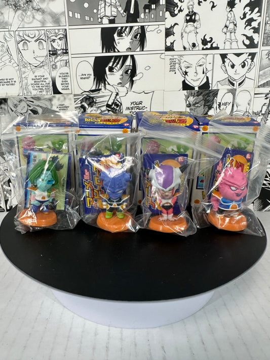 Dragon ball Mini big head anime figures set of 4
