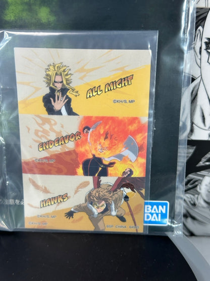 My hero academia - Heroes Lanyard and stickers kuji lower prize G