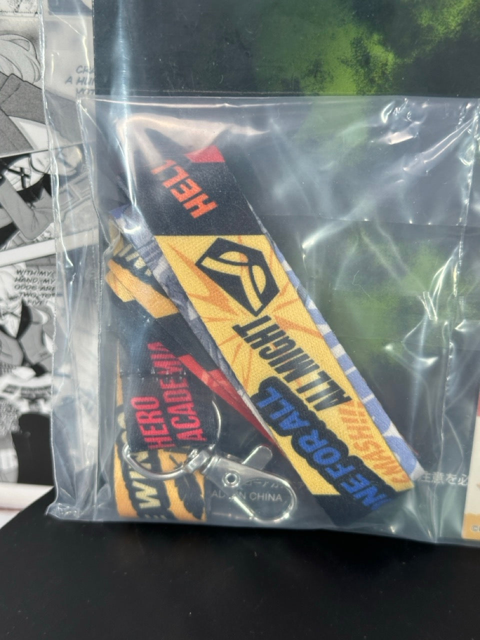 My hero academia - Heroes Lanyard and stickers kuji lower prize G