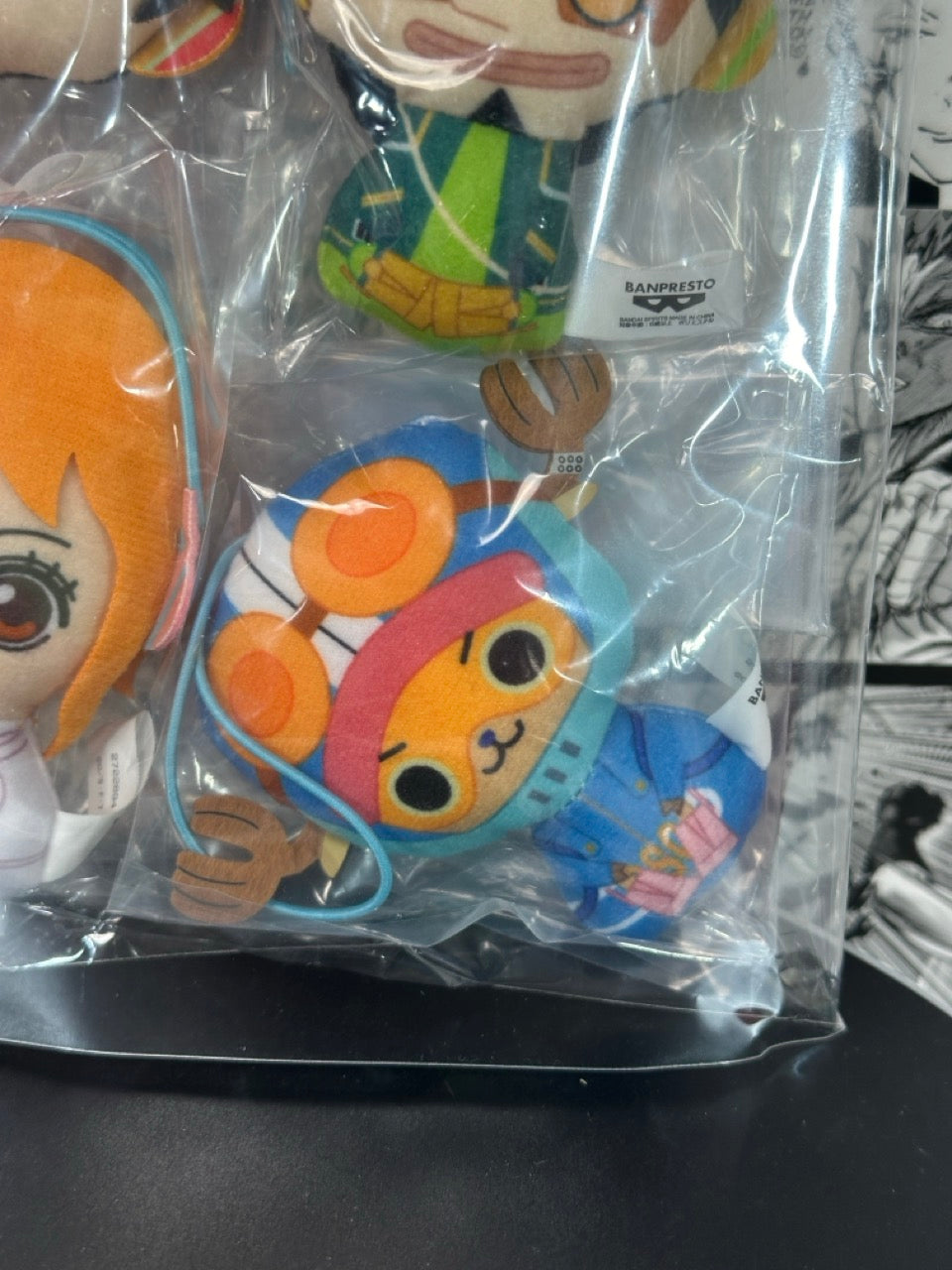 One Piece - hanger plush Set of 4