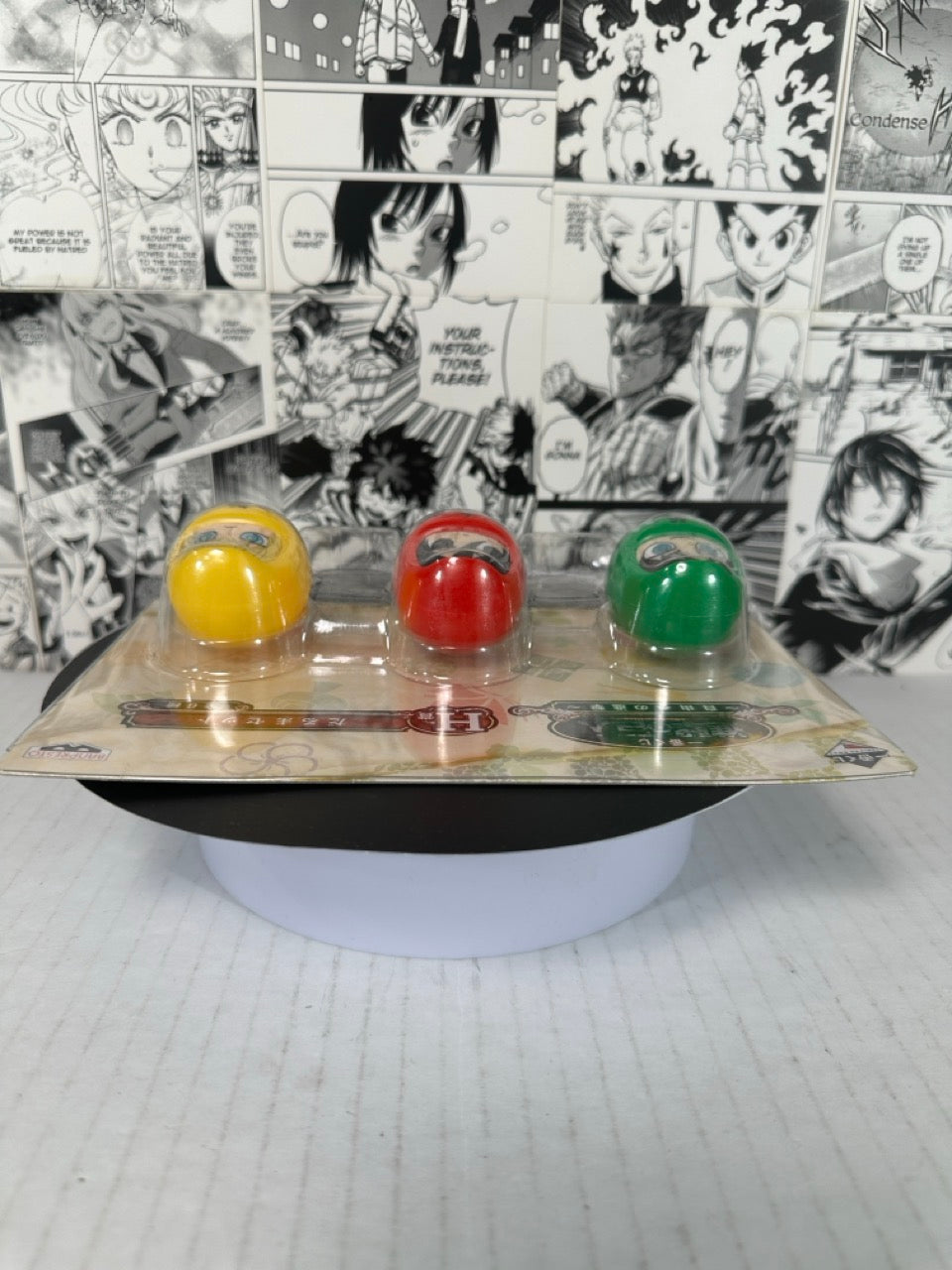Attack On Titan - Eren, Mikasa, Armin mini daruma set prize H
