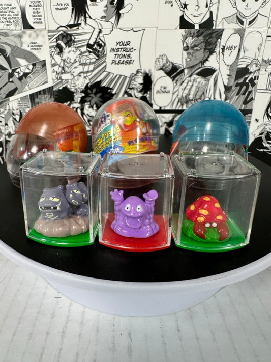 Pokemon - Weezing, Grimer, Parasect gashapon