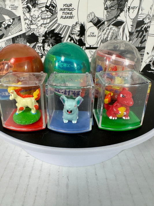 Pokemon - Ponyta, Nidoran(F), Charmeleon gashapon