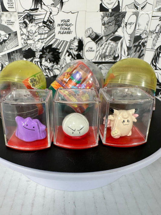 Pokemon - Clefable, Electrode, Ditto gashapon