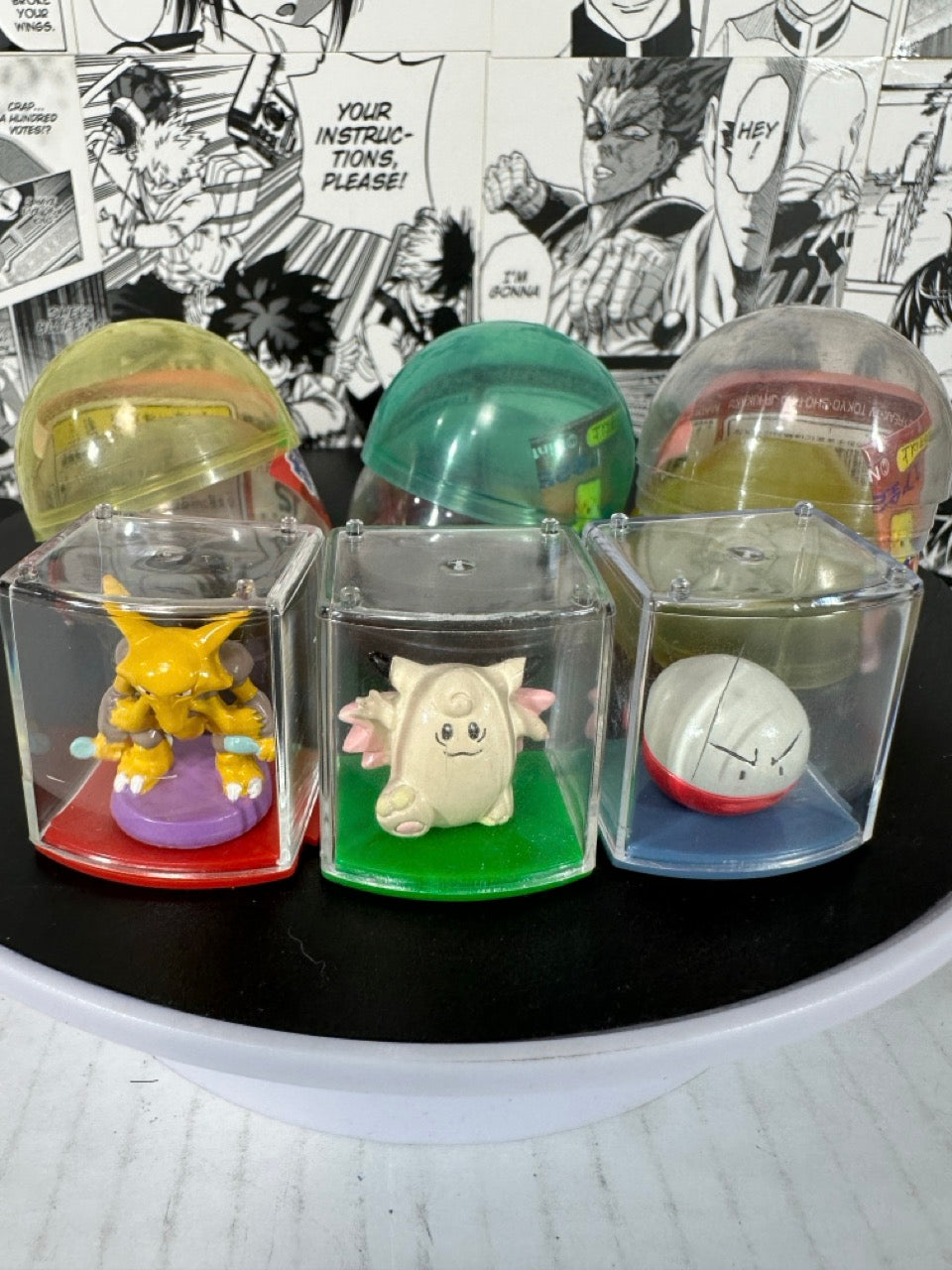 Pokemon - Clefable, Electrode, Alakazam gashapon